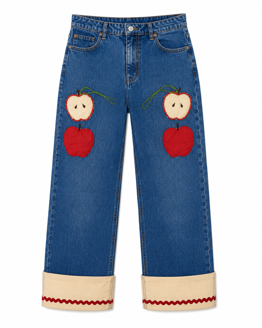 Apple Pie Graphic Jeans
